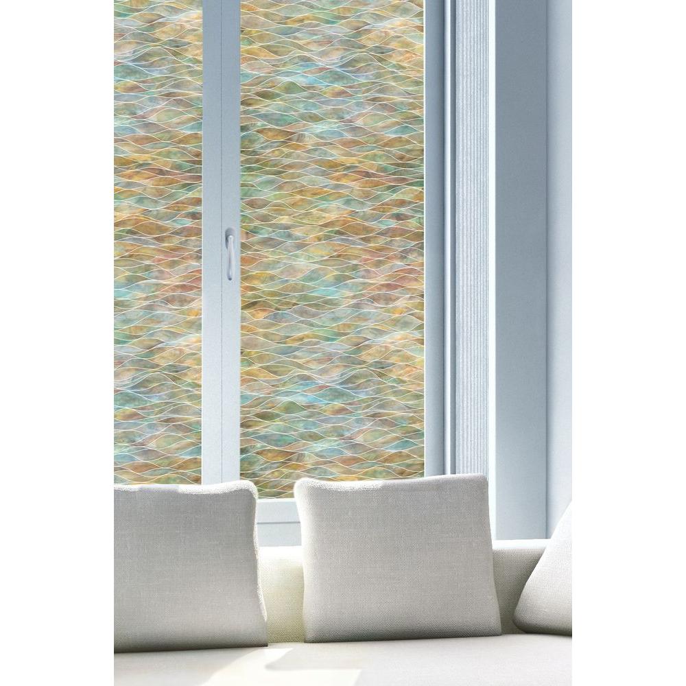 Artscape 24 In X 36 In Water Colors Decorative Window Film 01