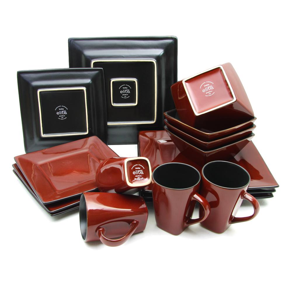 Black and red square dinnerware | Tableware | Compare Prices at Nextag Black and red square dinnerware | Tableware | Compare Prices at Nextag