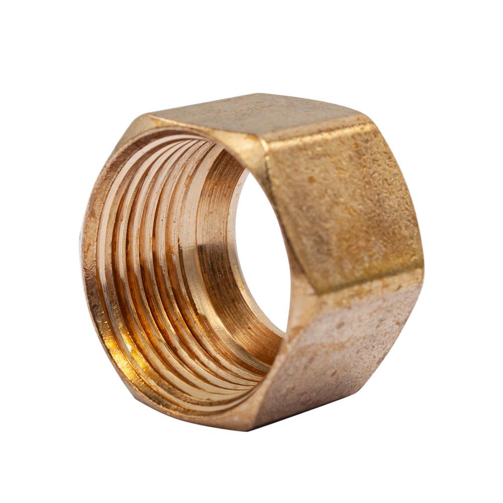 LTWFITTING 5/8 in. Brass Compression Nut Fittings (25Pack)HF611025
