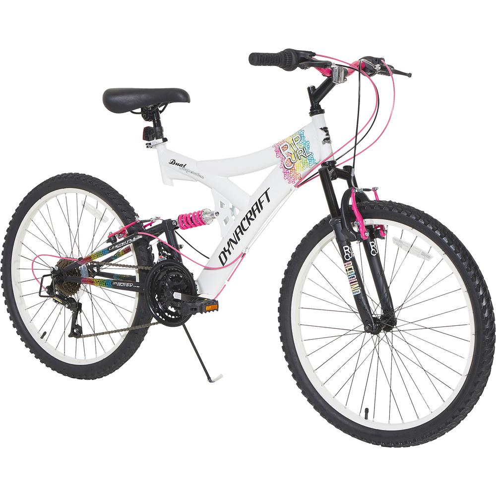Dual Suspension Mountain Bike >> Dynacraft 24 In Rip Curl Girls Bike With Dual Suspension 8152 42tjd Dual Suspension Mountain Bike >> Dynacraft 24 In Rip Curl Girls Bike With Dual Suspension 8152 42tjd