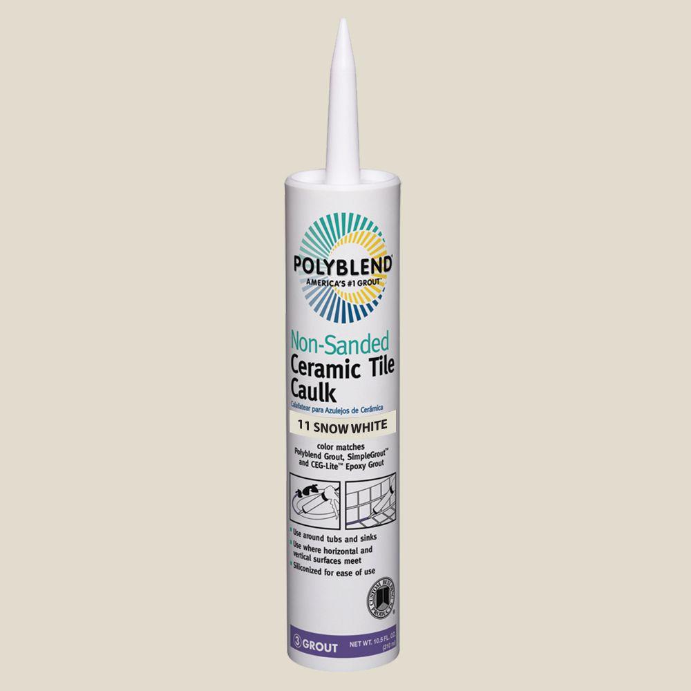 Custom Building Products Polyblend #381 Bright White 10.5 oz. Sanded ...