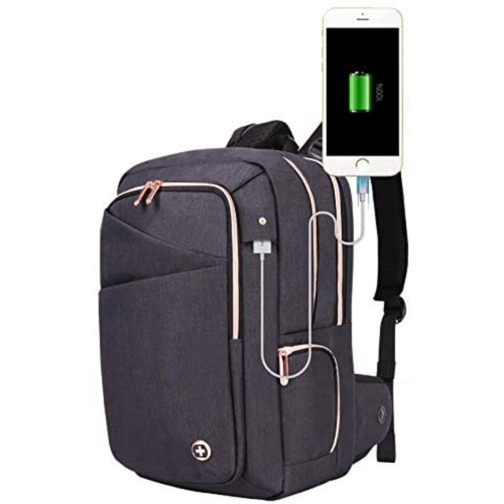 it luggage black rose gold