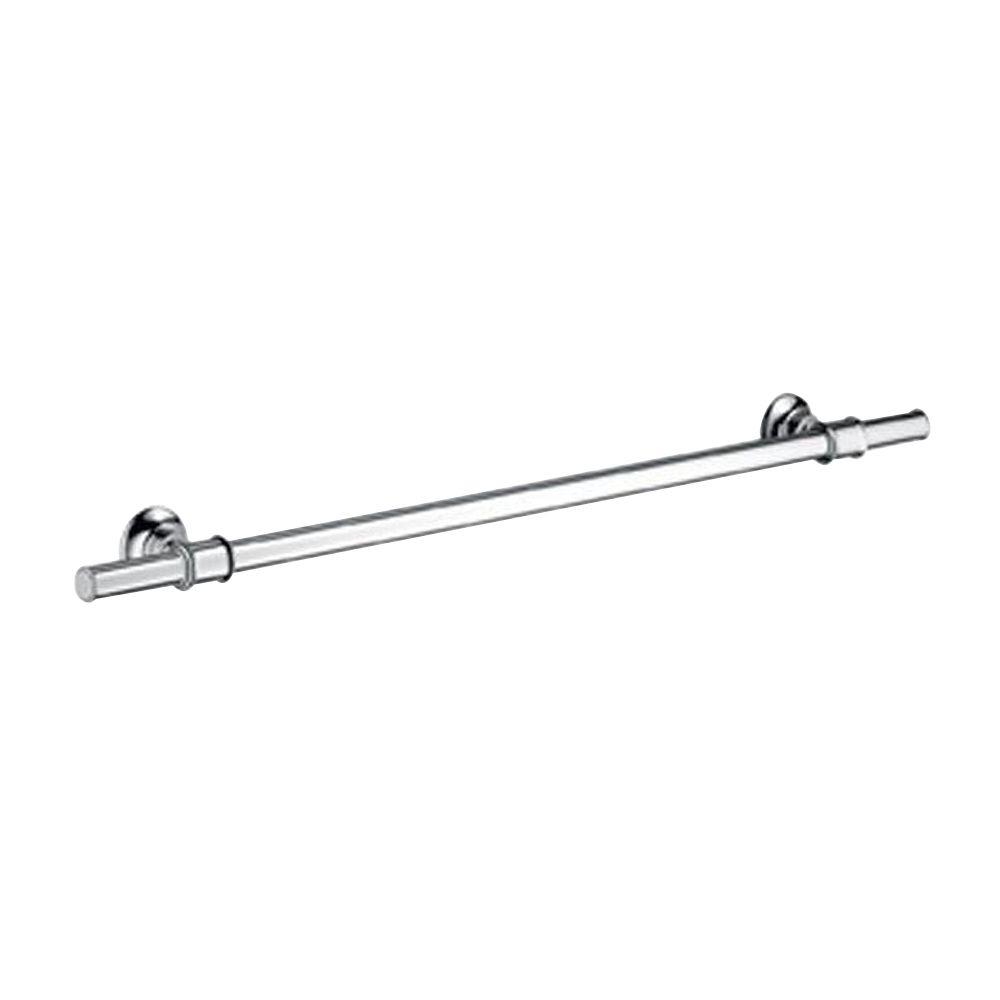Hansgrohe Towel Bars Bathroom Hardware The Home Depot Towel Bar In Chrome