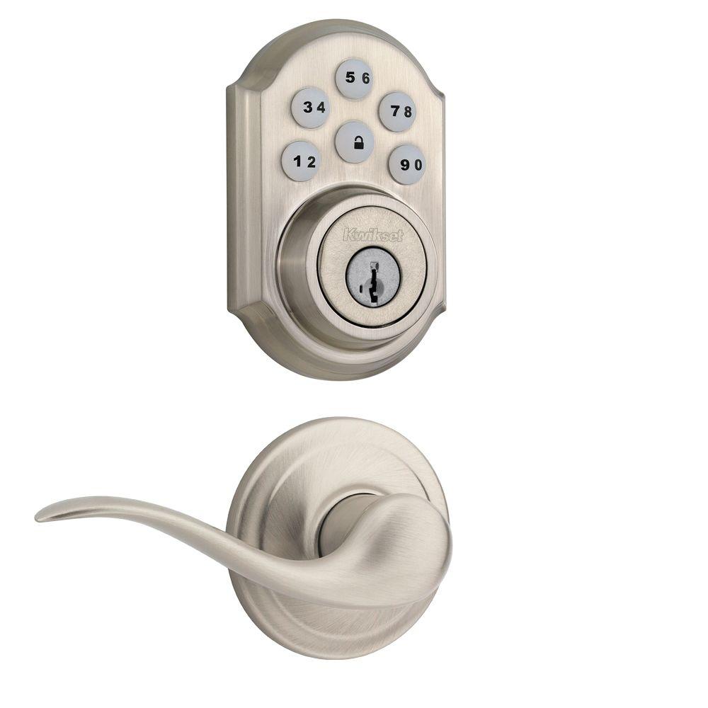 SmartCode 909 Satin Nickel Single Cylinder Electronic Deadbolt