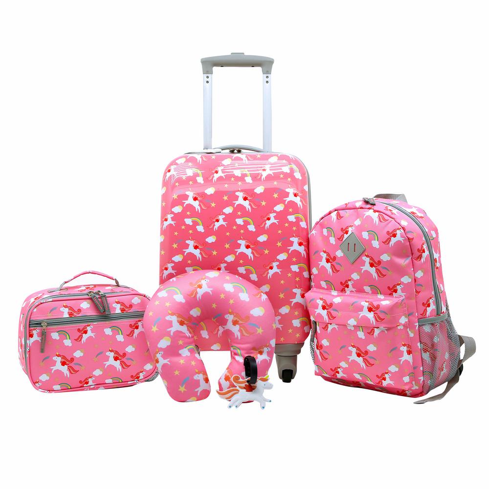 unicorn luggage set