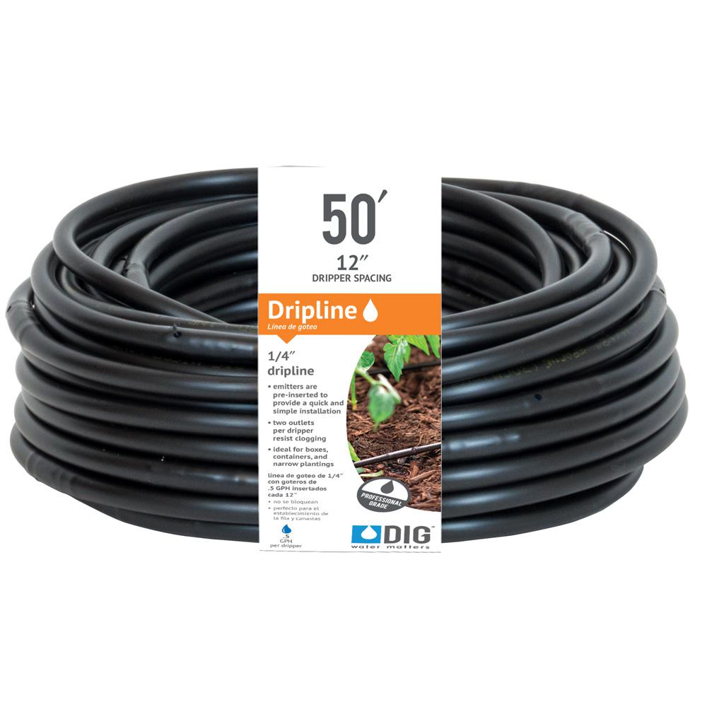 DIG 1/4 in. x 100 ft. Vinyl Micro Drip TubingB38100 The Home Depot