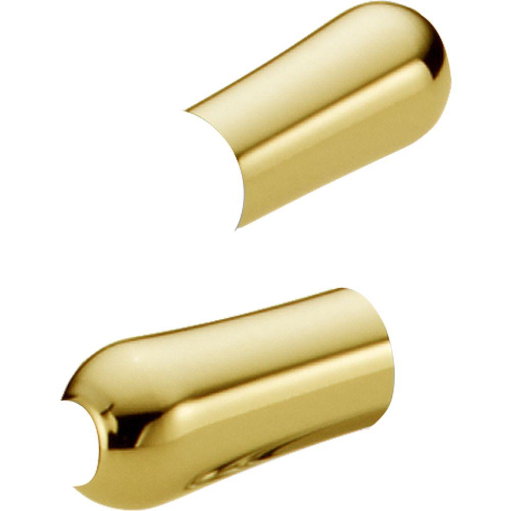 Delta Innovations Lever Handle Accent Piece in Polished Brass