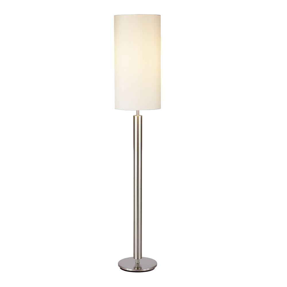 Stainless Steel Floor Lamps Lamps & Shades The Home Depot