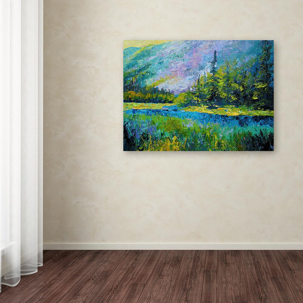 35 In X 47 Summer Valley By Marion Rose Printed Canvas Wall Art - Artwork For Walls 35 In X 47 Summer Valley By Marion Rose Printed Canvas Wall Art - Artwork For Walls