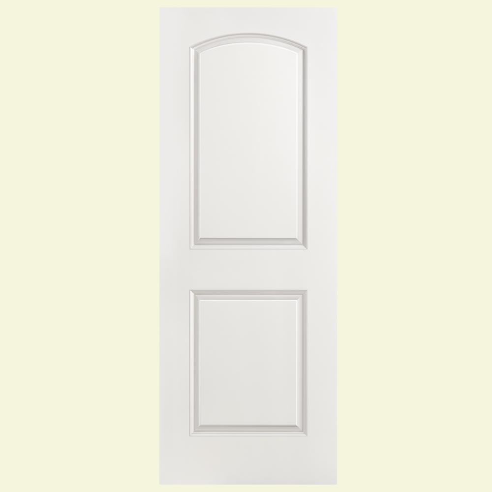 Masonite 24 In X 80 In Roman Smooth 2 Panel Primed Left Handed