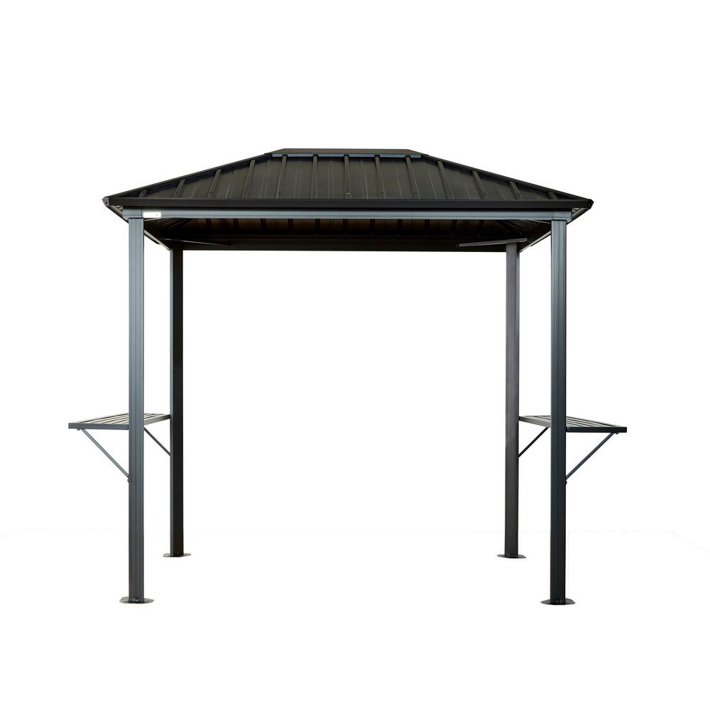 Sojag Dakota 6 ft. x 8 ft. PowderCoated Metal Grill Gazebo with