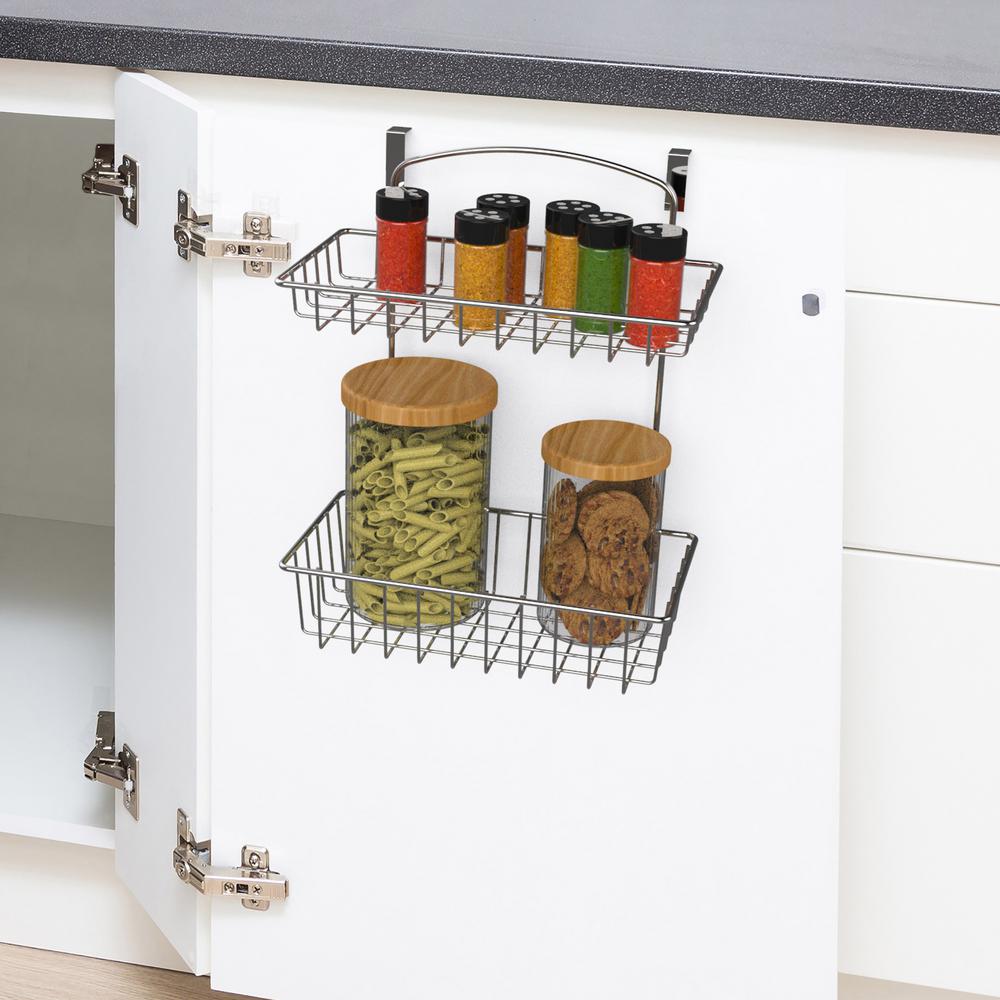 Trademark 11 2 In X 5 5 In X 17 In 2 Tier Over The Cabinet