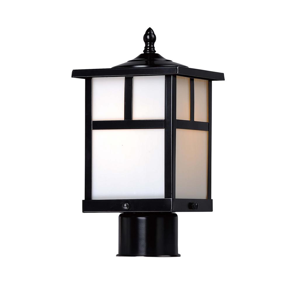 Maxim Lighting Coldwater 6 In Wide 1 Light Outdoor Black Post