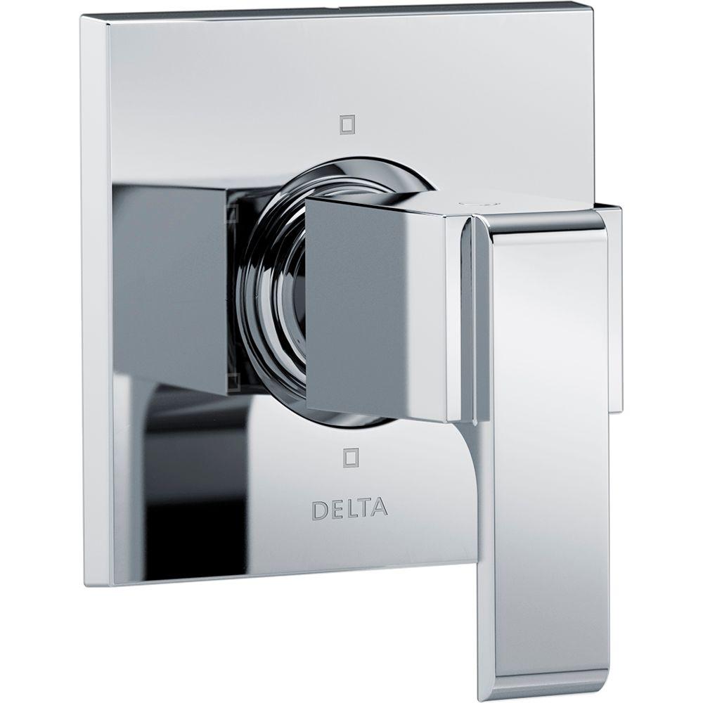 Delta Ara 1 Handle 6 Setting Custom Shower Diverter Valve Trim Kit Delta Ara 1 Handle 6 Setting Custom Shower Diverter Valve Trim Kit In Chrome