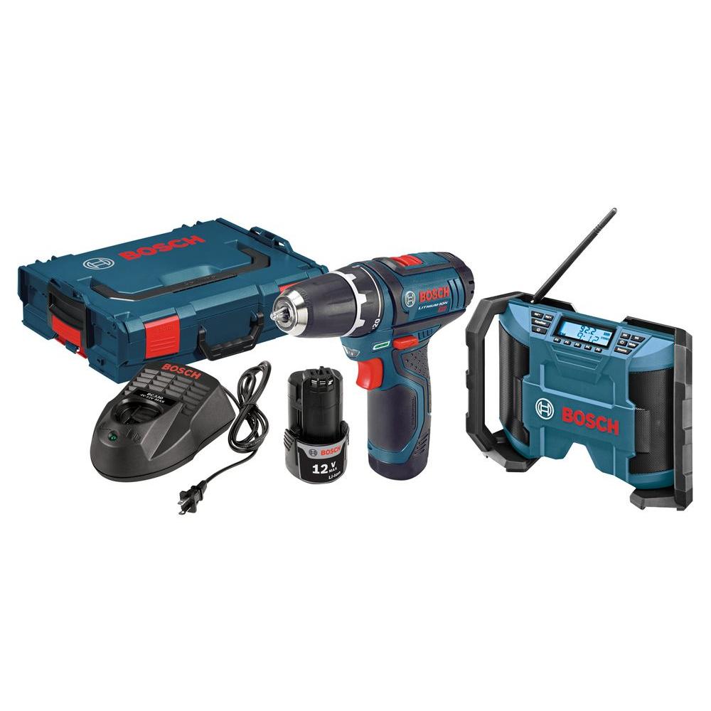 Bosch 12-Volt Lithium-Ion Cordless Combo Kit (2-Tool)-PS31 ...