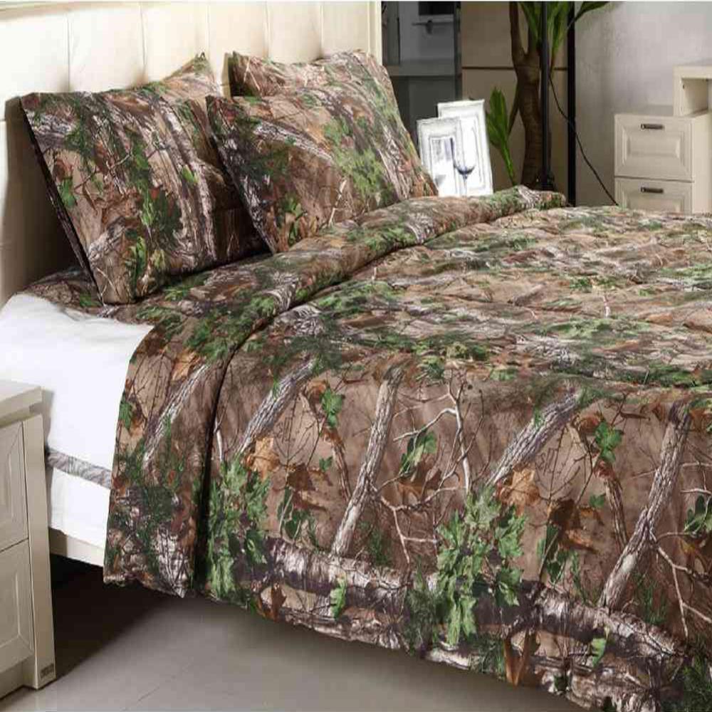 Realtree Xtra Green Solid Queen Comforter Rtxgcomf Queen The