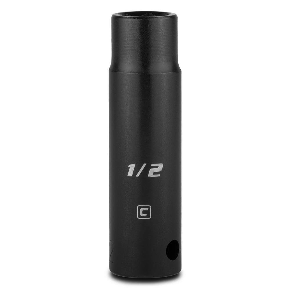 Deep Drive Impact Socket Expert Black Oxide 21mm x 1//2/" Drive