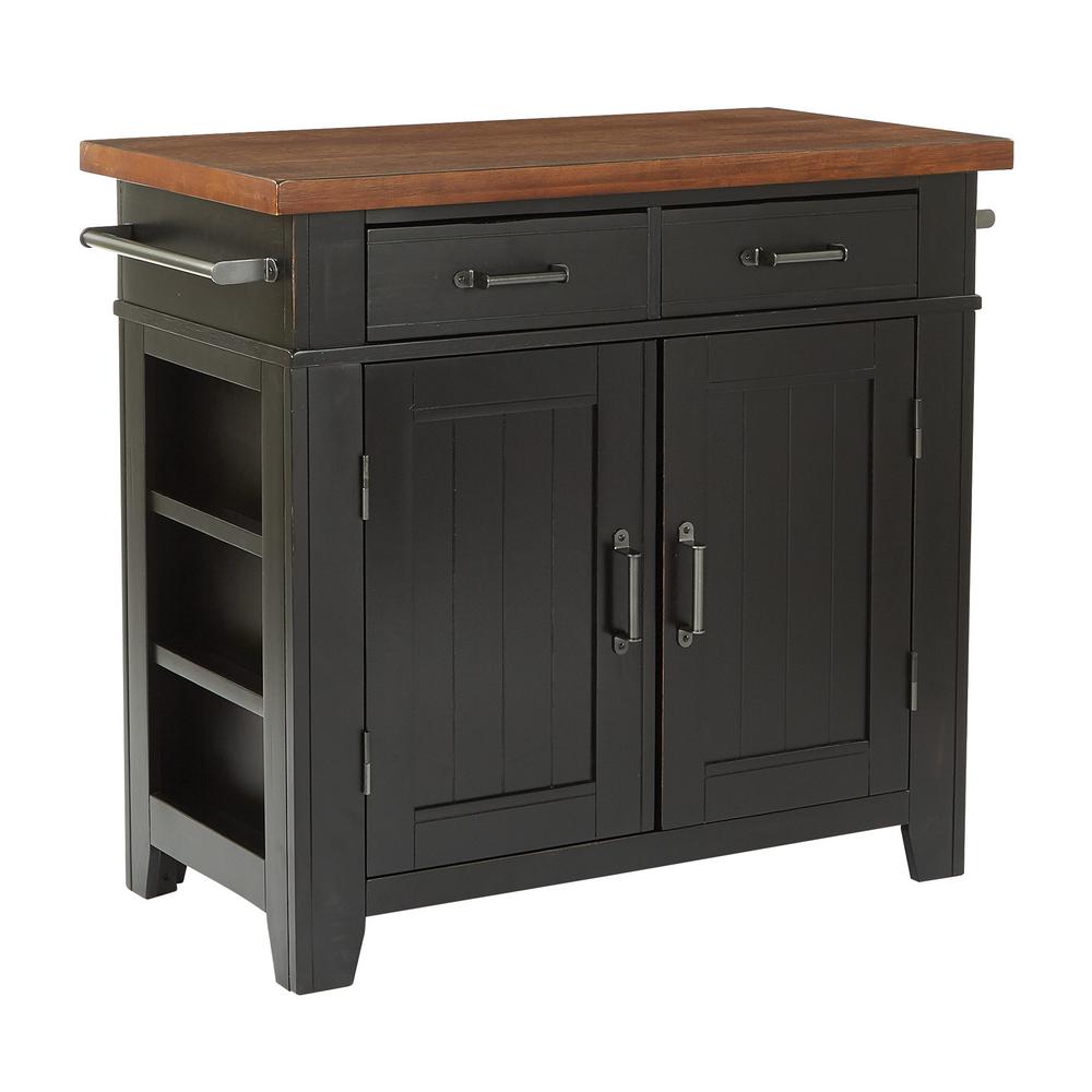 Kitchen Islands Carts Utility Tables The Home Depot Urban Farmhouse Kitchen Island