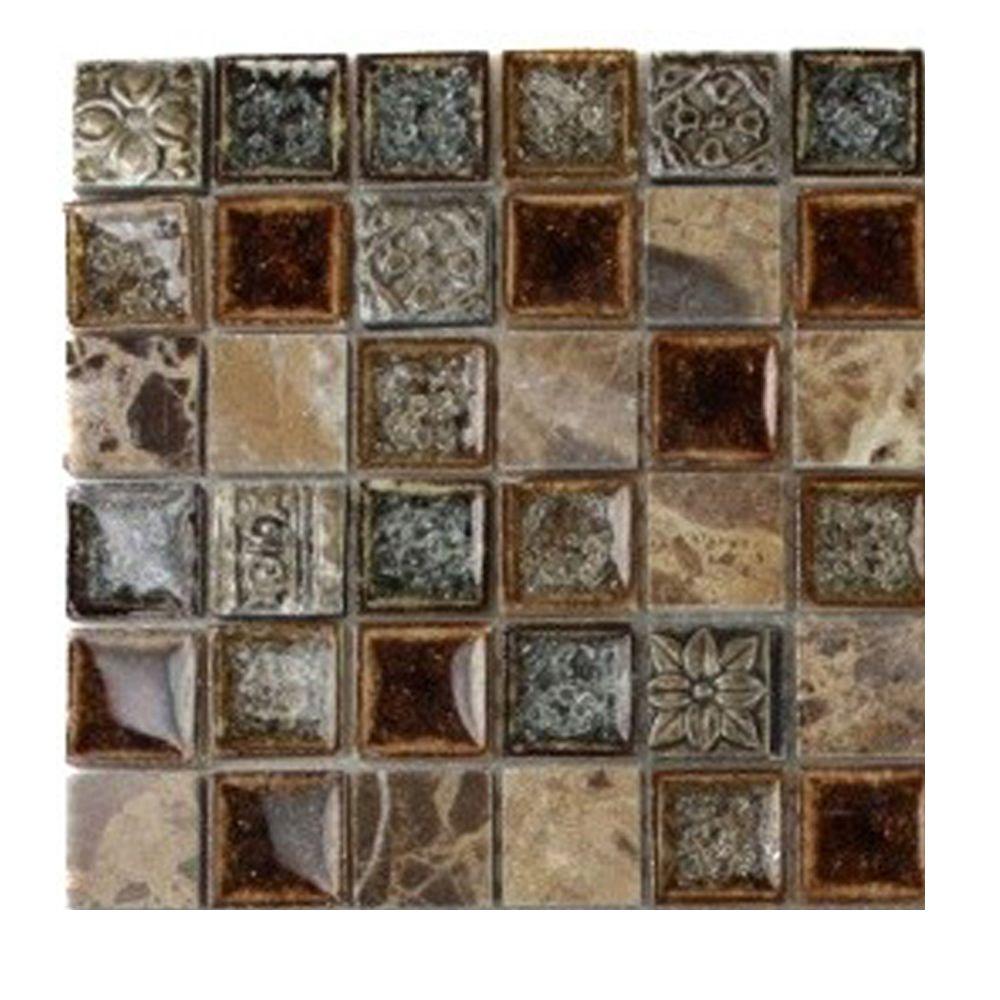 Ivy Hill Tile  Roman  Selection Charred Chestnut Glass 