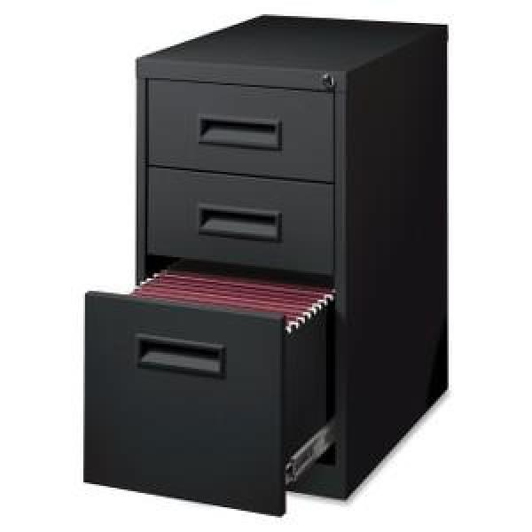 Lorell 15 In X 19 In X 28 In 4 Drawer Black Box Box File Mobile