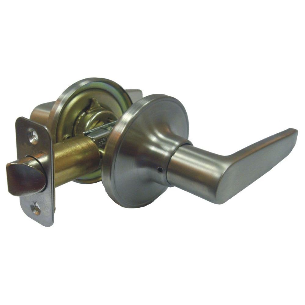 Faultless Straight Stainless Steel Passage Hall/Closet Door Lever