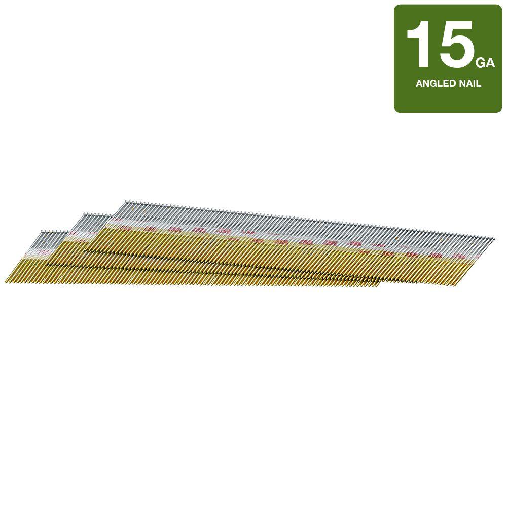 Senco 11/2 in. x 15Gauge Galvanized Finish Nails (4,000 per Box