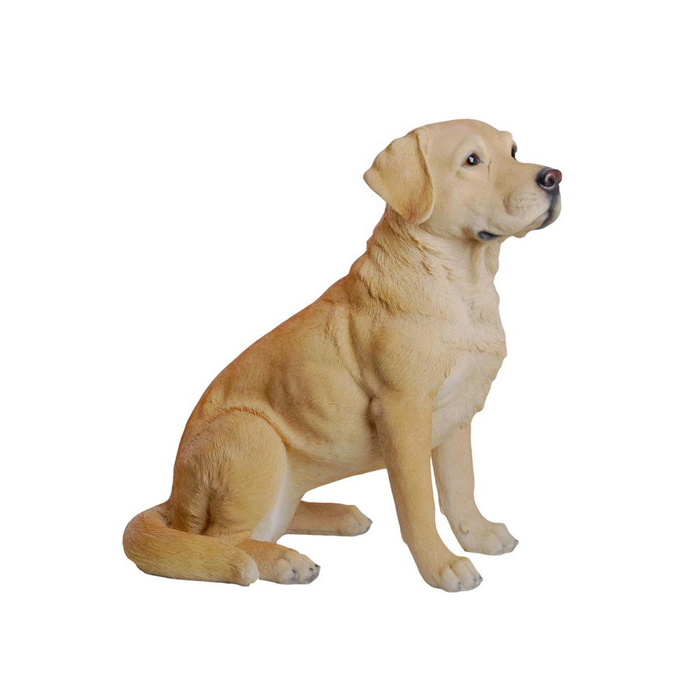 Hi Line Gift Yellow Labrador Retriever Sitting