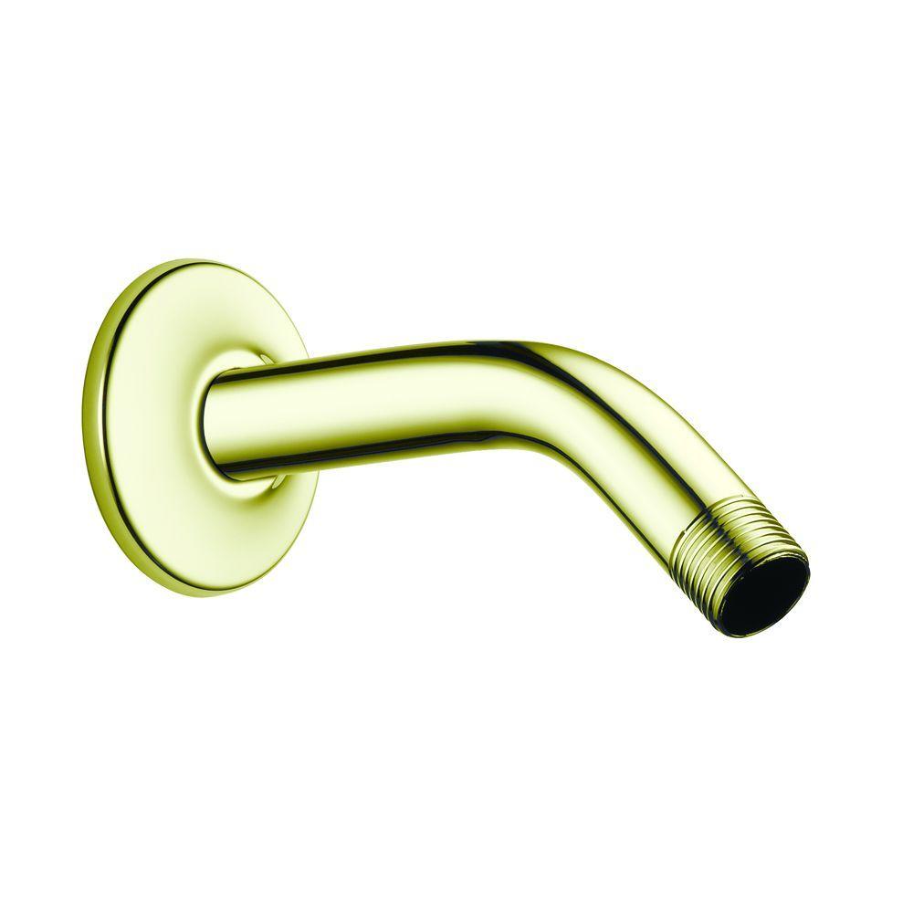 Delta Shower Arm and Flange in Polished BrassRP31554PB The Home Depot