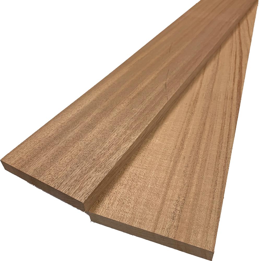 Swaner Hardwood 1 In X 6 In X 6 Ft African Mahogany S4s Board