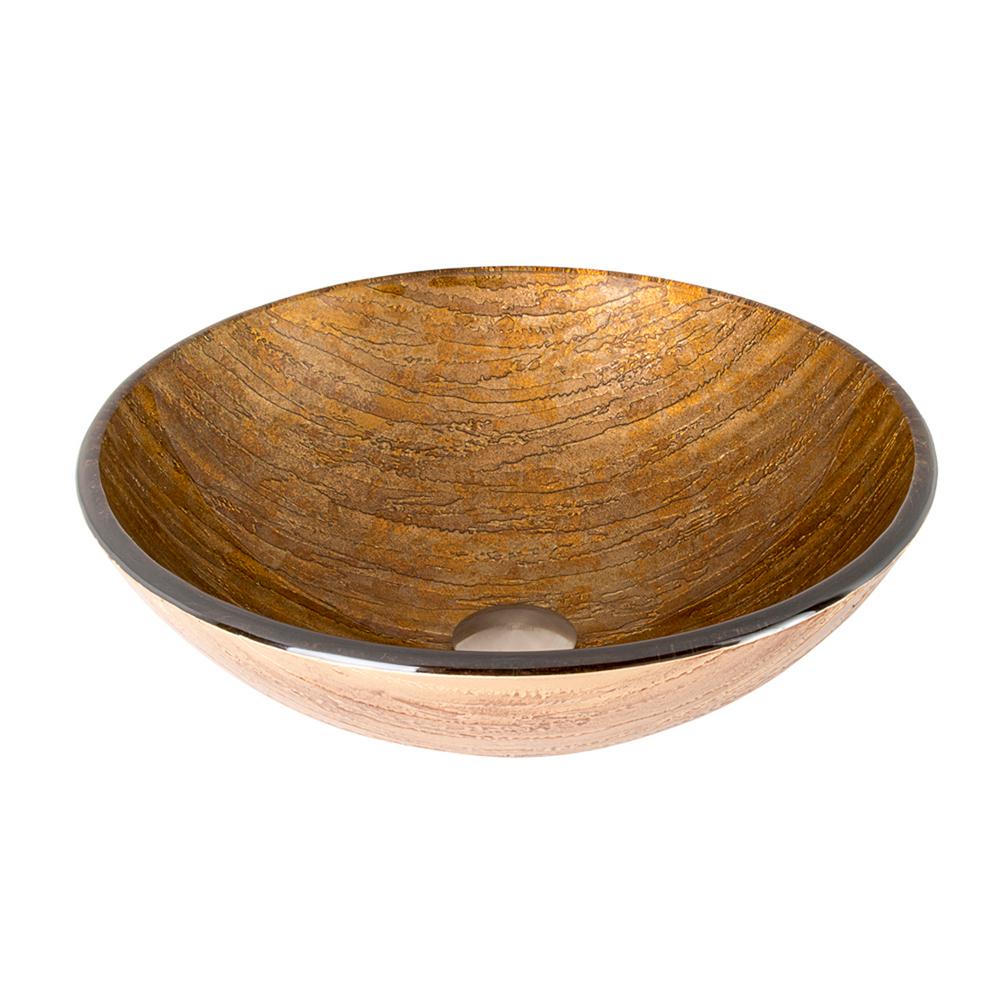 Vigo Amber Sunset Vessel Sink In Multi Colors Vg07027 The Home Depot Vigo Amber Sunset Vessel Sink In Multi Colors