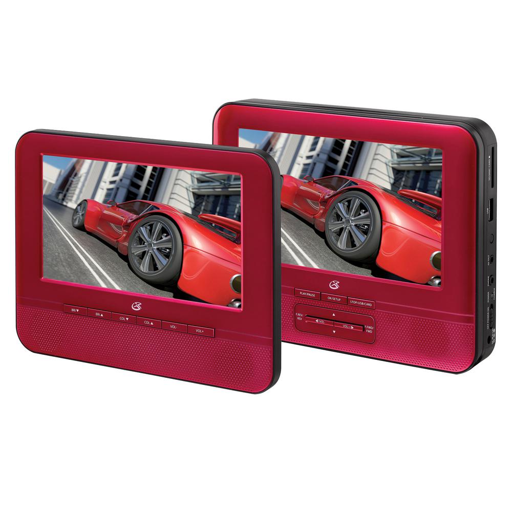 gpx-7-in-dual-screen-portable-dvd-player-red-pd7711r-the-home-depot