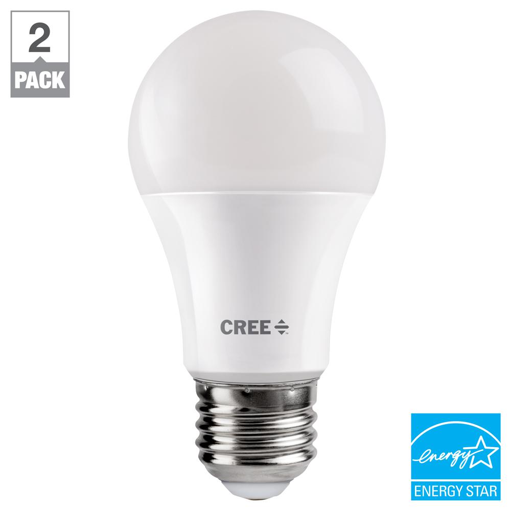 LED LIGHT BULBS 7 WATT 40 WATT EQUIVALENT 5000K DAYLIGHT A19 E26 BASE 1-24 PACK
