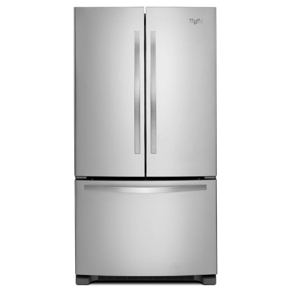 Whirlpool 25.2 cu. ft. French Door Refrigerator in Monochromatic ...