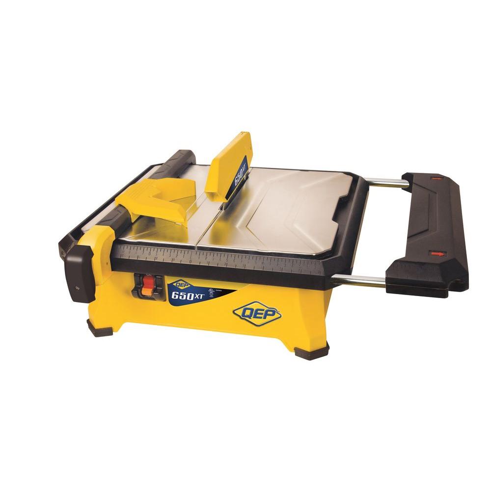 Qep 3 4 Hp Wet Tile Saw With 7 In Diamond Blade 22650q The Home Depot 3 4 Hp Wet Tile Saw With 7 In Diamond Blade