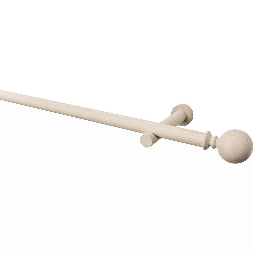 Ltl Home Products 95 In Intensions Single Curtain Rod Kit In