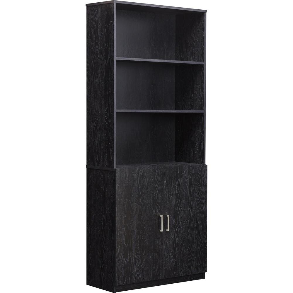 Ameriwood Home Mcdaniel Black Bookcase Hd88614 The Home Depot