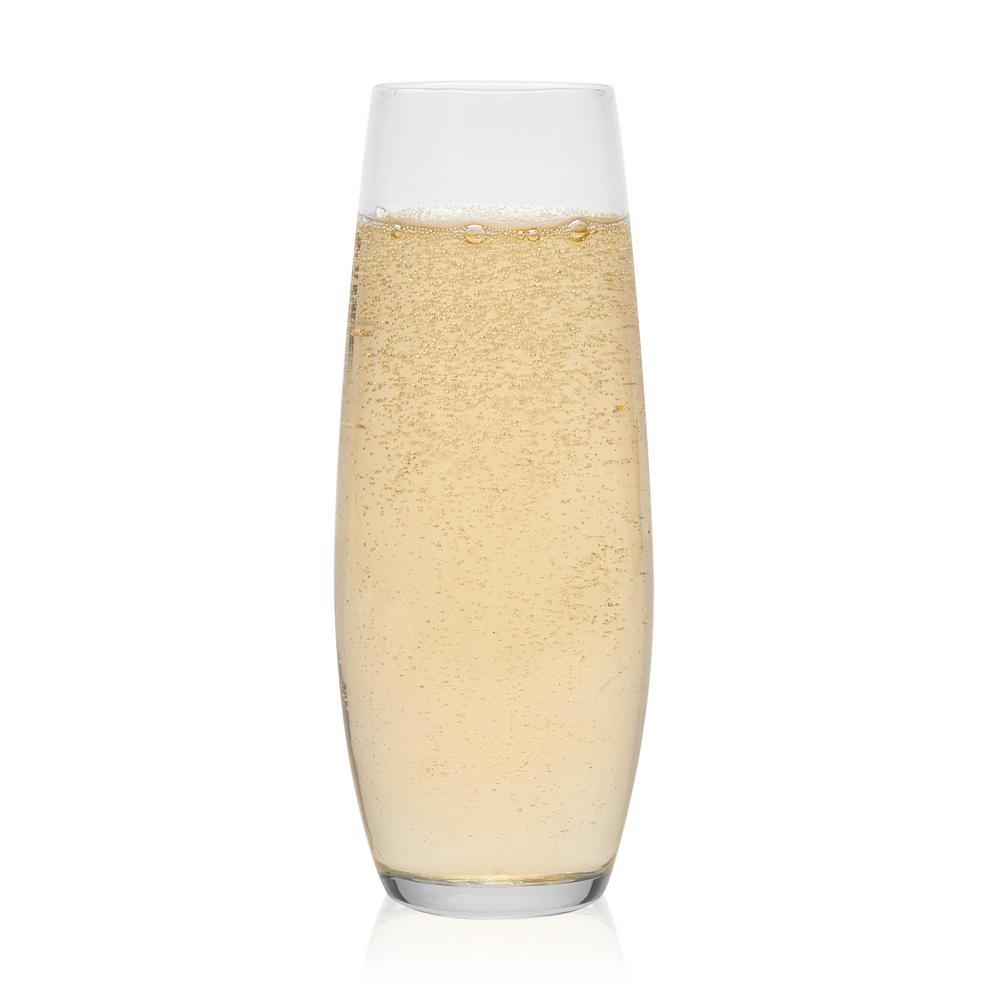 stemless flute champagne