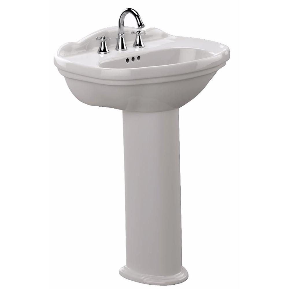 TOTO Whitney 25 in. Pedestal Combo Bathroom Sink with 8 in. Faucet