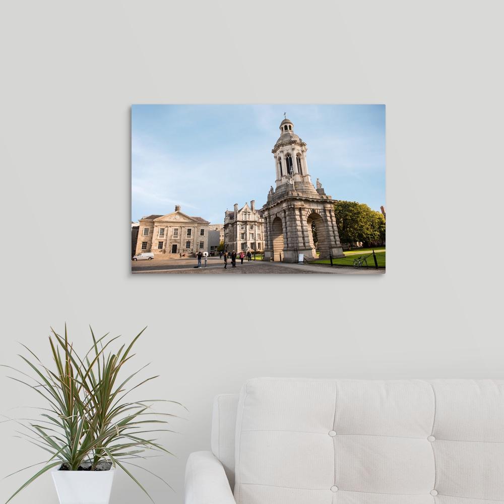Ireland Canvas Wall Art Print Dublin Architecture Trinity College Library Home Garden Posters Prints