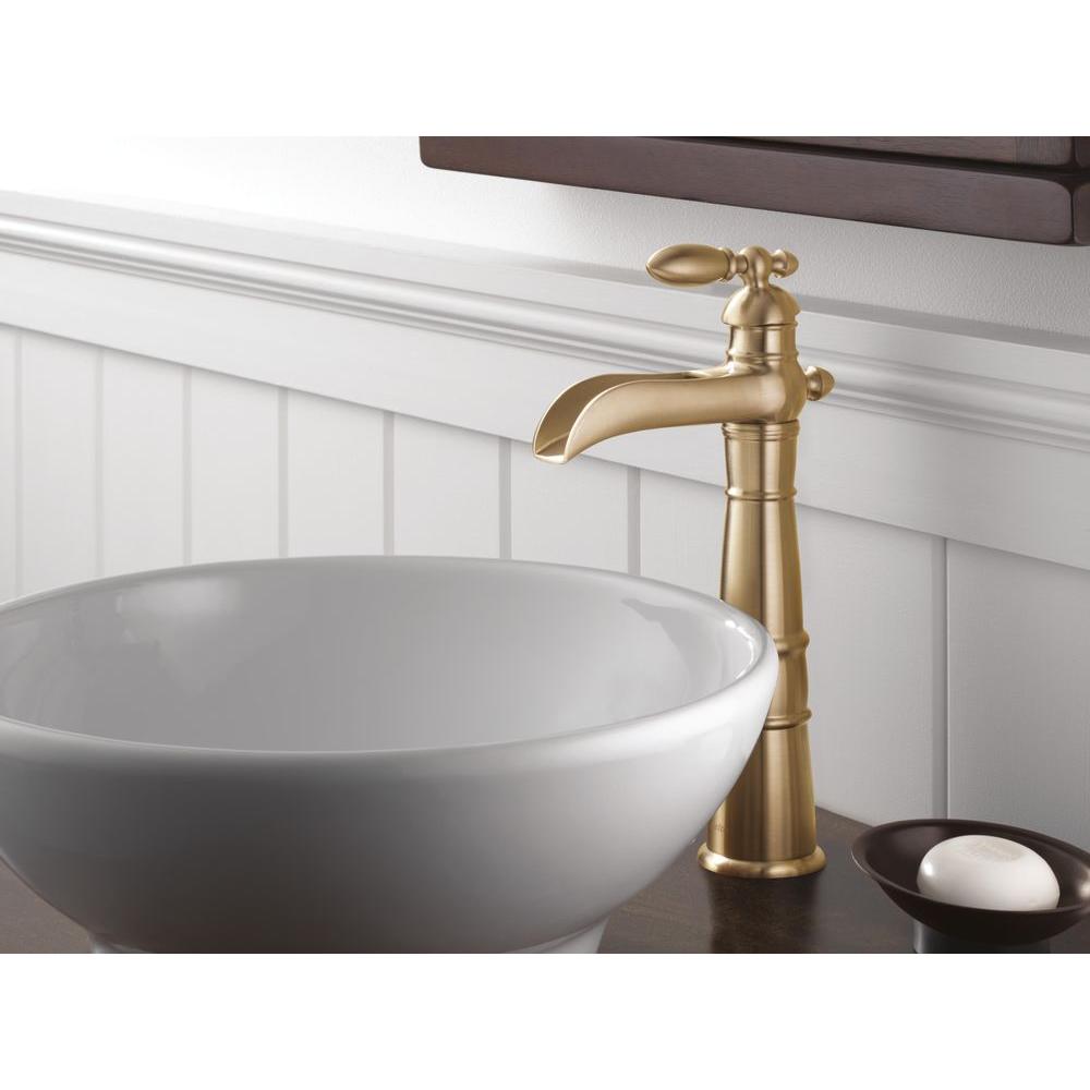 Champagne Bronze Delta Vessel Sink Faucets 754lf Cz E4 400 