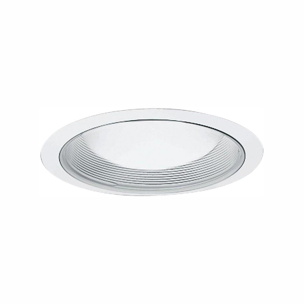 Halo 6 in. White Recessed Ceiling Light Baffle Trim (6Pack)410W6PK