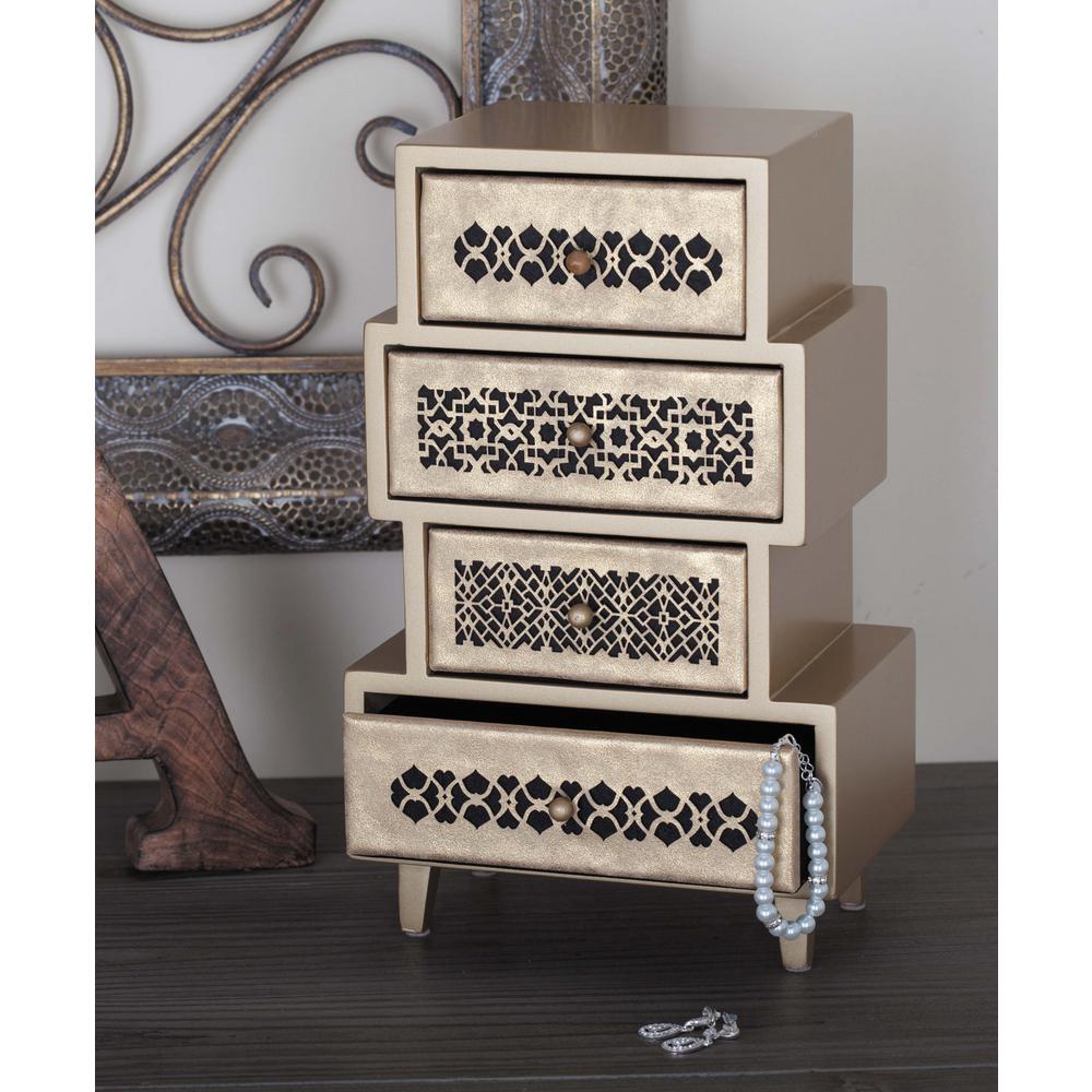 Art Deco Jewelry Boxes Home Accents The Home Depot