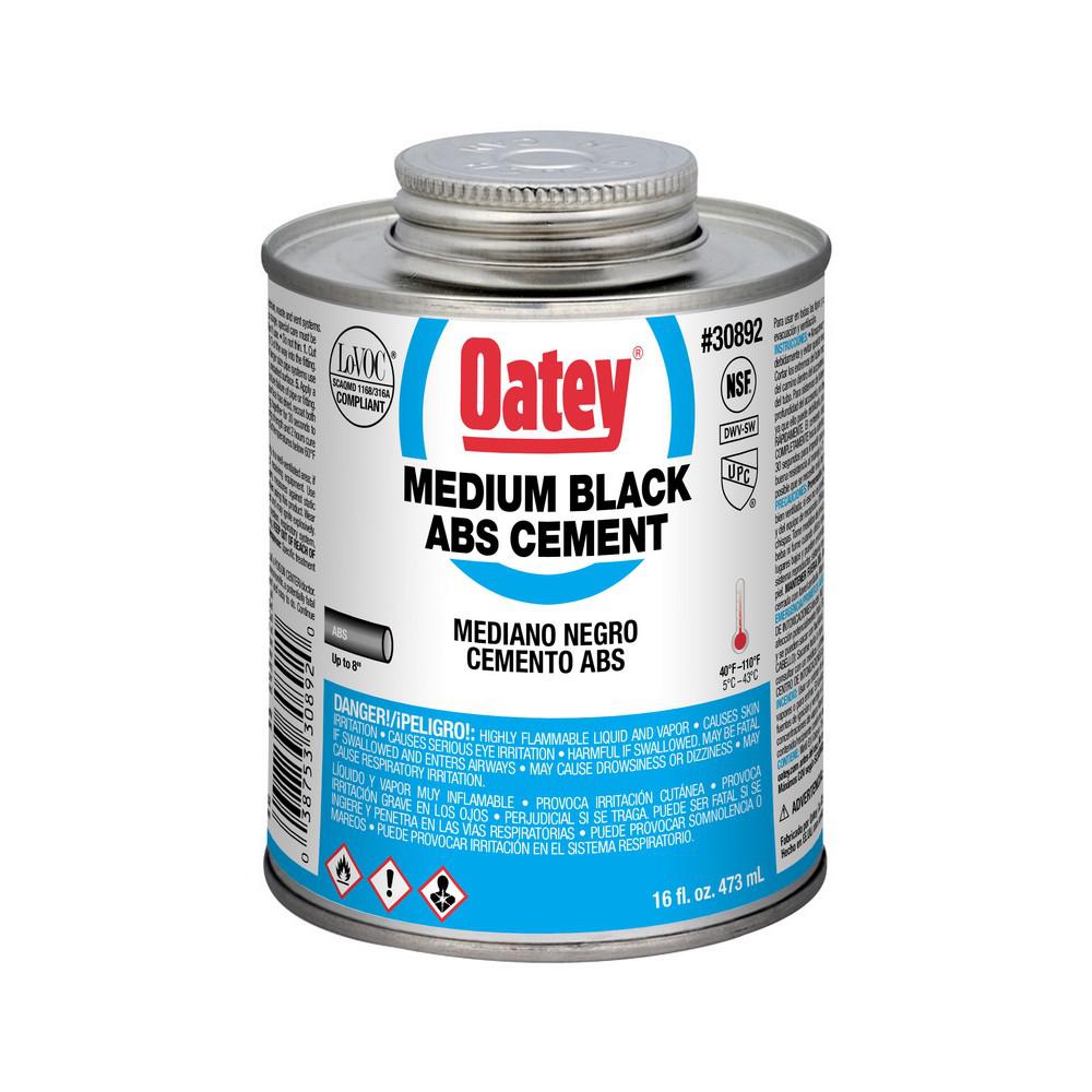 16 oz. ABS Cement in Black308923 The Home Depot