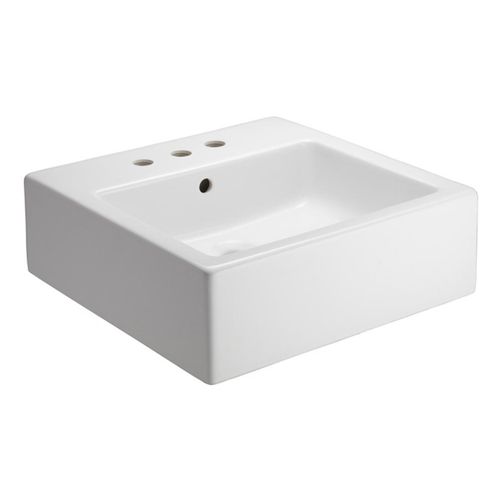 Pegasus Patricia 20 In Vessel Sink In White 4 464wh The Home Depot
