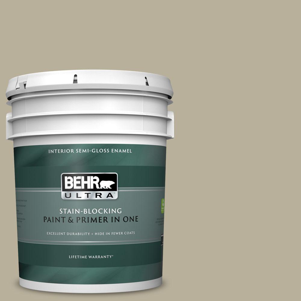 BEHR ULTRA 5 gal. N3403 Bonsai Pot SemiGloss Enamel Interior Paint