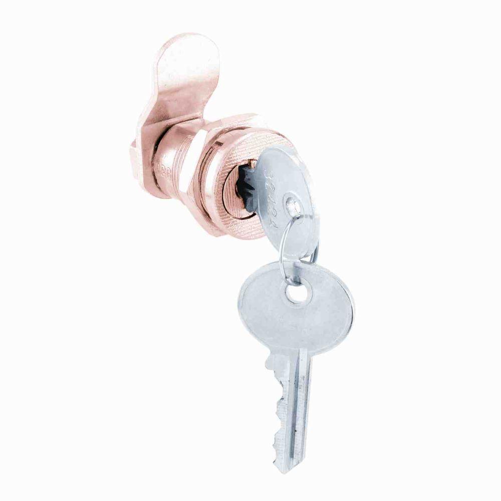 First Watch Security 1/4 in. Polished Brass Bolt Mailbox Lock1319 The Home Depot