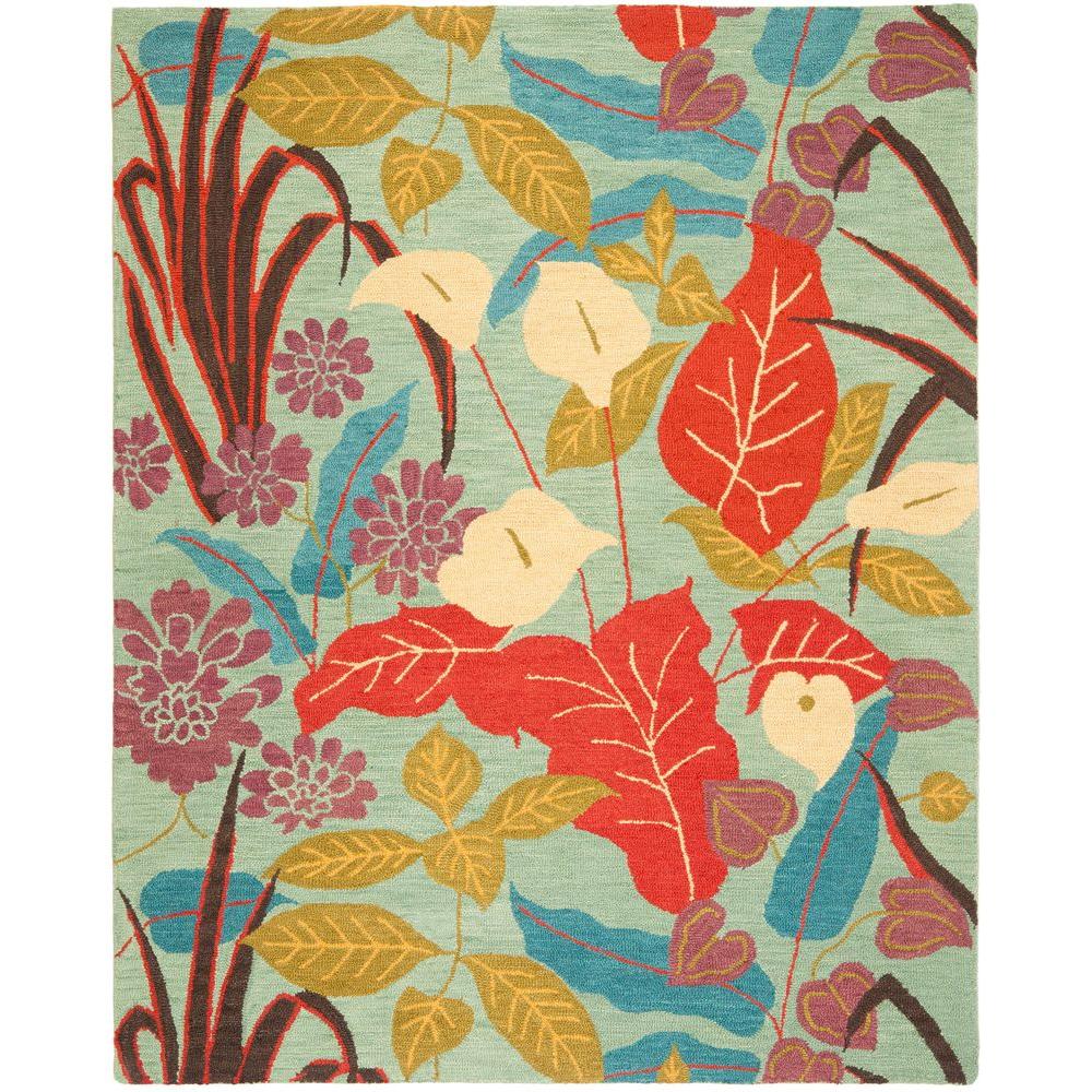 Safavieh Blossom Blue Multi 9 Ft X 12 Area Rug Blm674a The Safavieh Blossom Blue Multi 9 Ft X 12 Area Rug