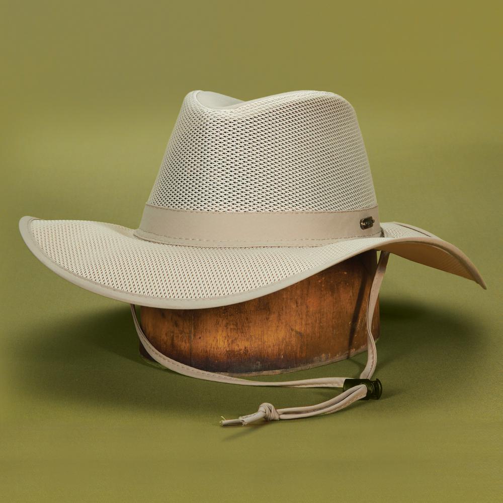 stetson men's mesh covered hat