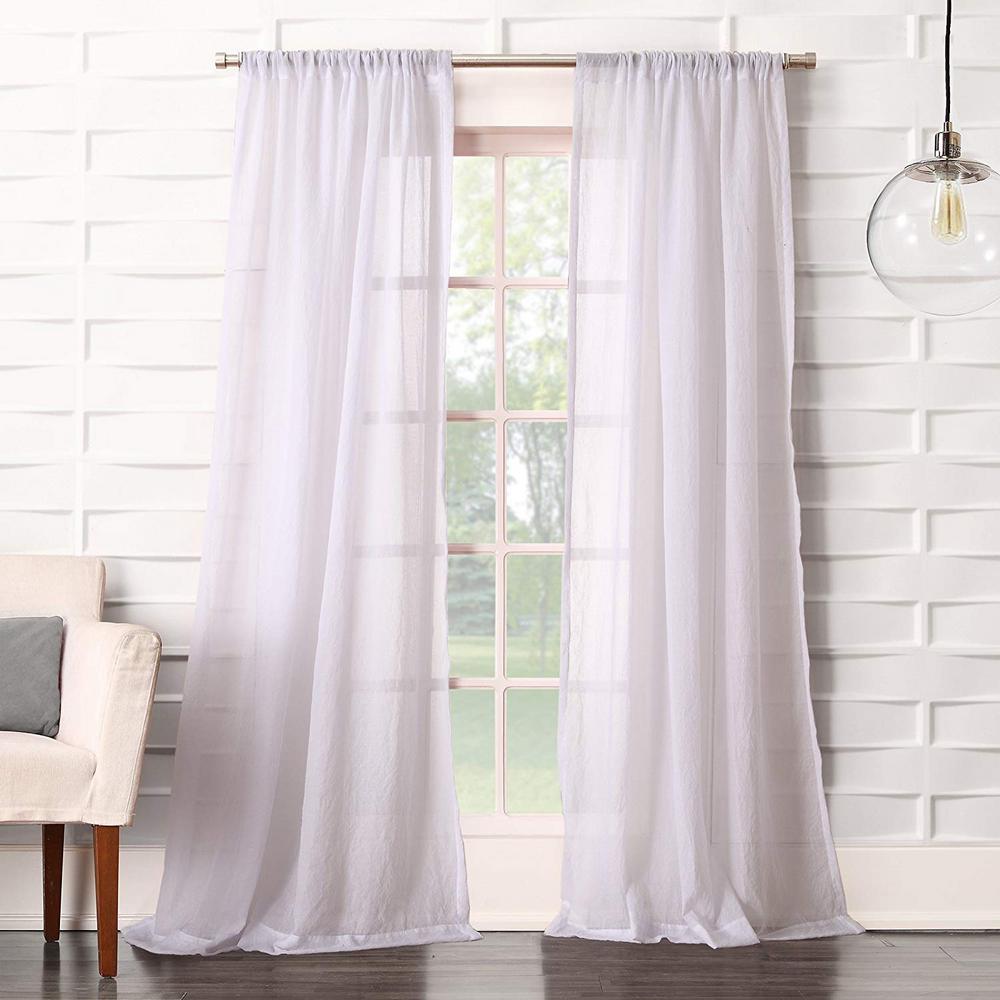 Lichtenberg Sheer White No 918 Millennial Laguna Sheer Rod Pocket