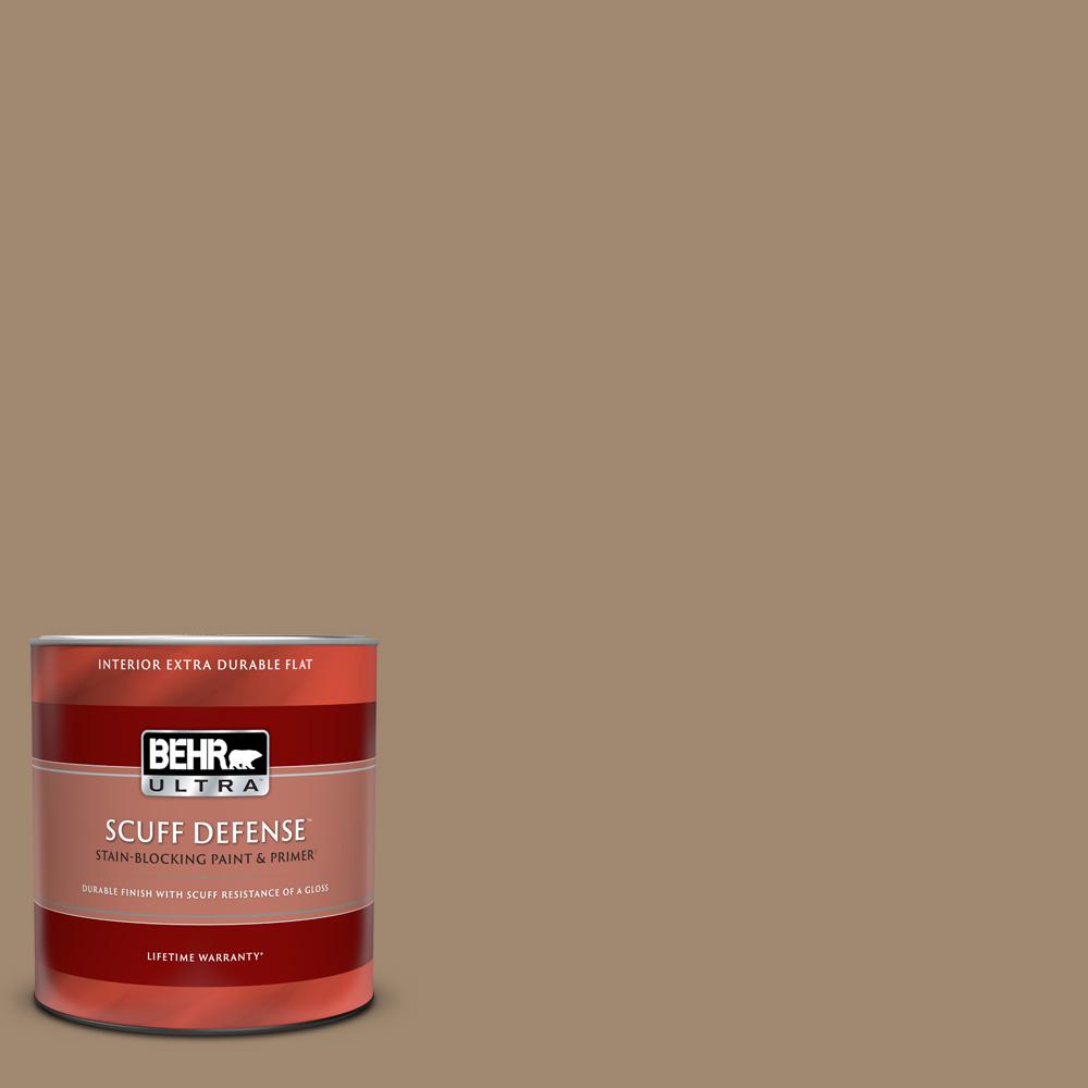 BEHR ULTRA 1 qt. 700D5 Toffee Crunch Extra Durable Flat Interior